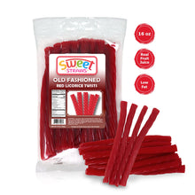 Load image into Gallery viewer, Sweet Straws Licorice Twists 16 oz. - Old Fashioned Red