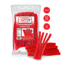 Load image into Gallery viewer, Sweet Straws Licorice Twists 16 oz. - Strawberry