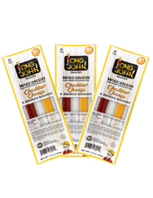 Load image into Gallery viewer, Cheddar Cheese and Smoked Sausage Sticks - 3 Count
