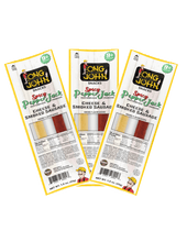 Load image into Gallery viewer, Spicy Pepper Jack Cheese and Smoked Sausage Sticks - 3 Count