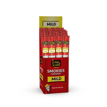 Load image into Gallery viewer, Mild smokies in display case.