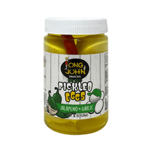 Load image into Gallery viewer, Long John Pickled Eggs - Jalapeño and Garlic 16 Oz.