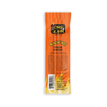 Load image into Gallery viewer, Blazin hot pickled sausage back of package.