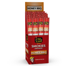 Load image into Gallery viewer, Long John Honey BBQ smokies display case.