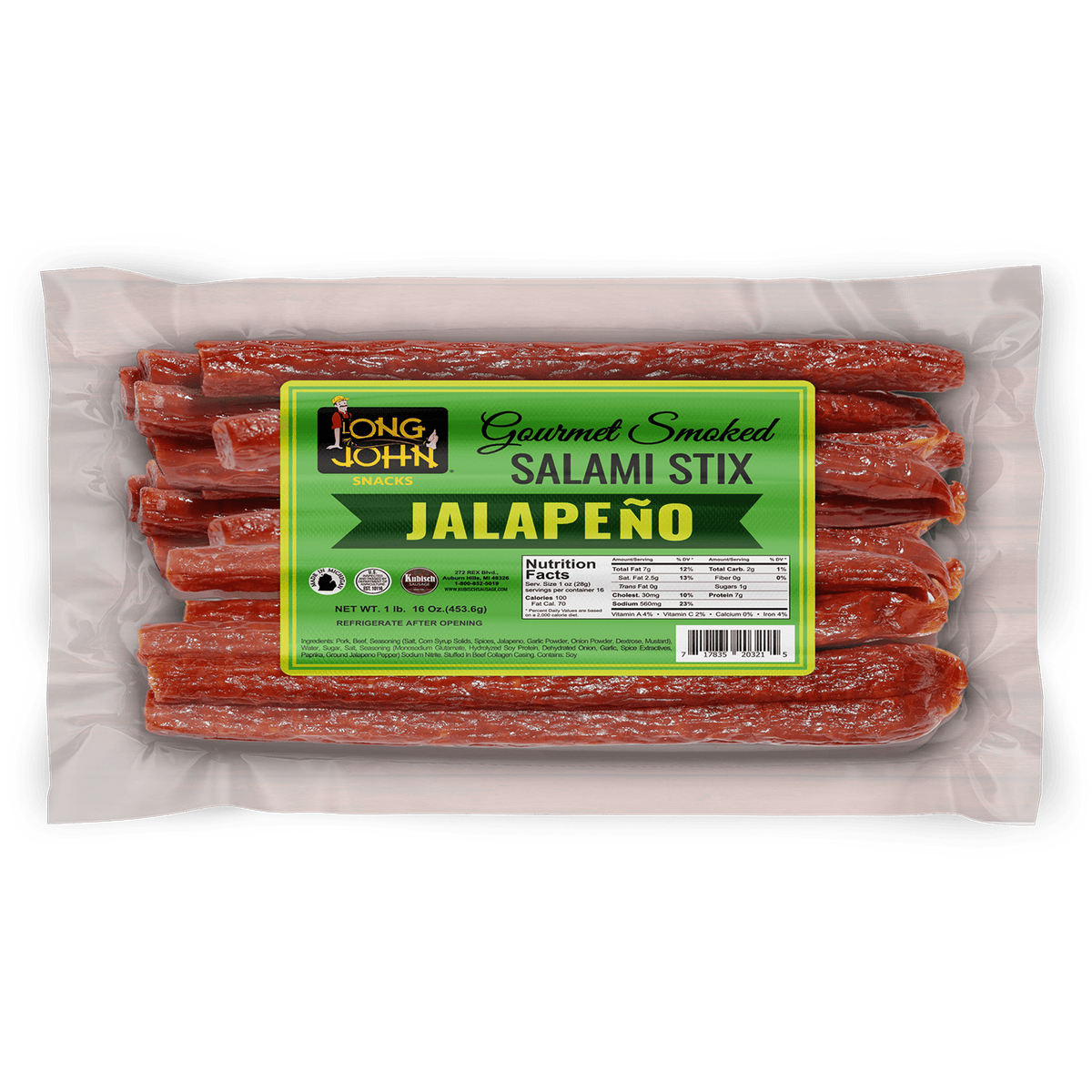 Dried Jalapeno Sausage - Muncan Food Corp