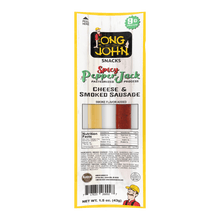 Load image into Gallery viewer, Pepper Jack and Smoked Sausage front of package.
