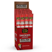 Load image into Gallery viewer, Long John Polish smokies display case.