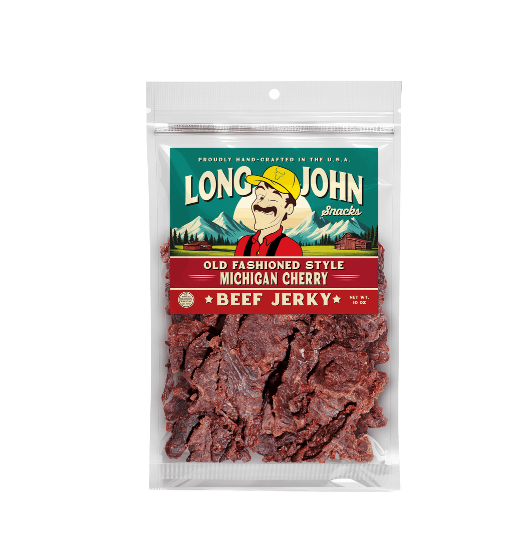 Michigan Cherry Old Fashioned Style Beef Jerky - 10 oz.