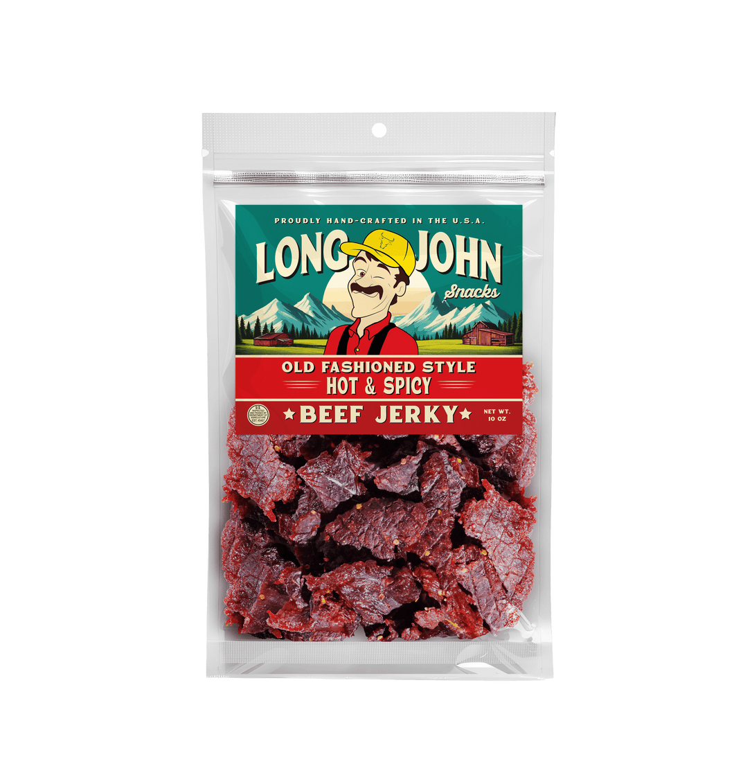 Hot & Spicy Old Fashioned Style Beef Jerky -  10 oz.