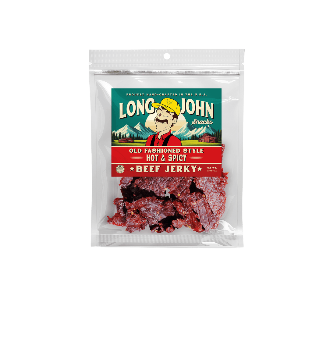 Hot & Spicy Old Fashioned Style Beef Jerky -  2.85 oz.
