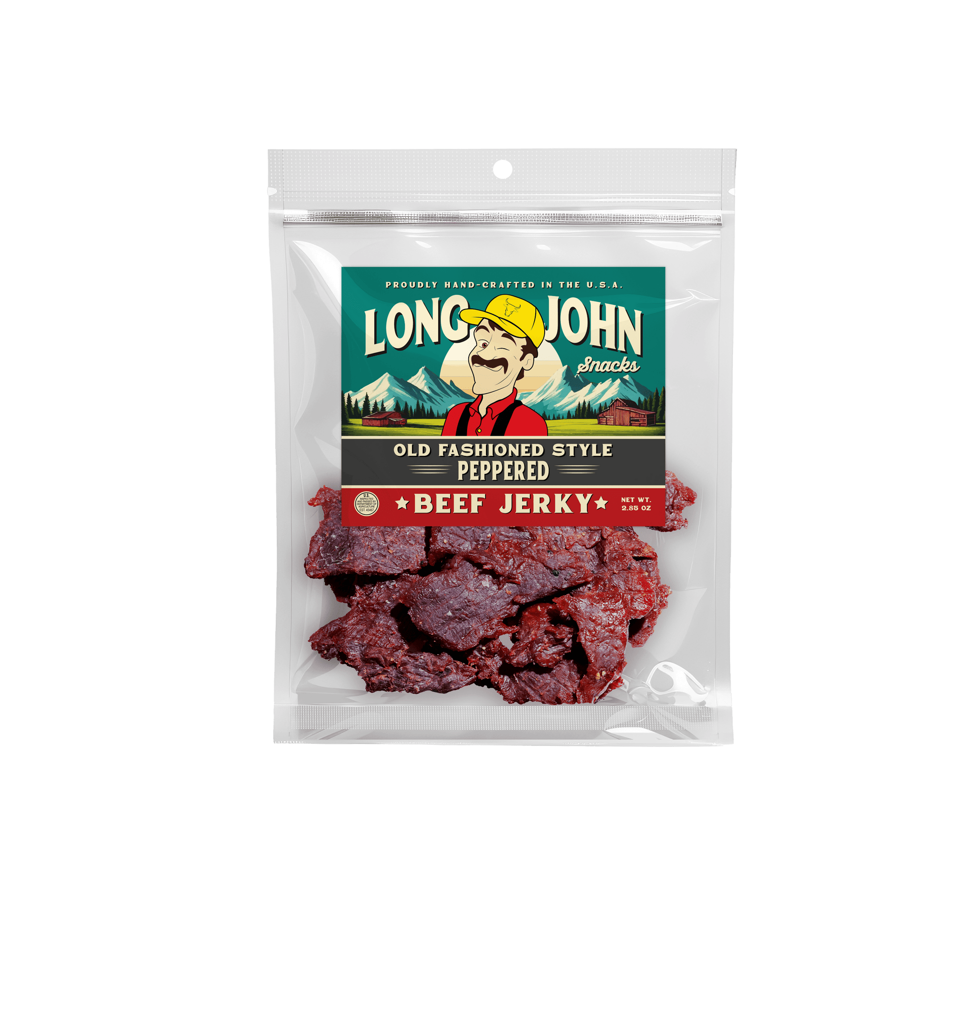 thumbnail image 2 of Old Trapper Peppered Beef Jerky – 10 Ounce Bag, Smoked, No MSG, 0079694222128 2 of 5