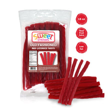 Load image into Gallery viewer, Sweet Straws Licorice Twists 16 oz. - Old Fashioned Red
