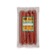 Load image into Gallery viewer, Sweet &amp; Spicy Dried Salami Sticks- 1lb
