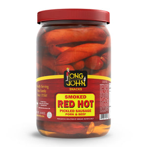 Red Hot Pickled Sausage - 64 Oz Jar