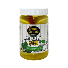 Load image into Gallery viewer, Long John Pickled Eggs - Jalapeño and Garlic 16 Oz.
