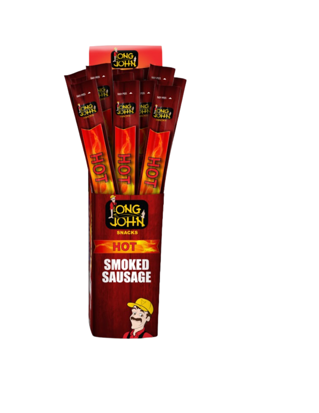 Hot Long Boys - 24 count 1.6 oz Sticks