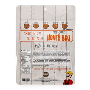 Long John Mini Craves Honey BBQ back of package