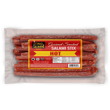 Load image into Gallery viewer, Long John Hot Salami Stix front of package.
