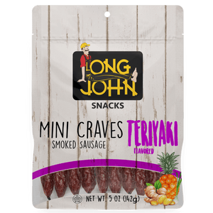 Long John Mini Craves Teriyaki front of package.
