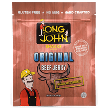 Load image into Gallery viewer, Long John Original Beef Jerky front of package. 
