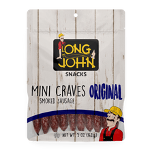 Load image into Gallery viewer, Long John Mini Craves Original front of package.
