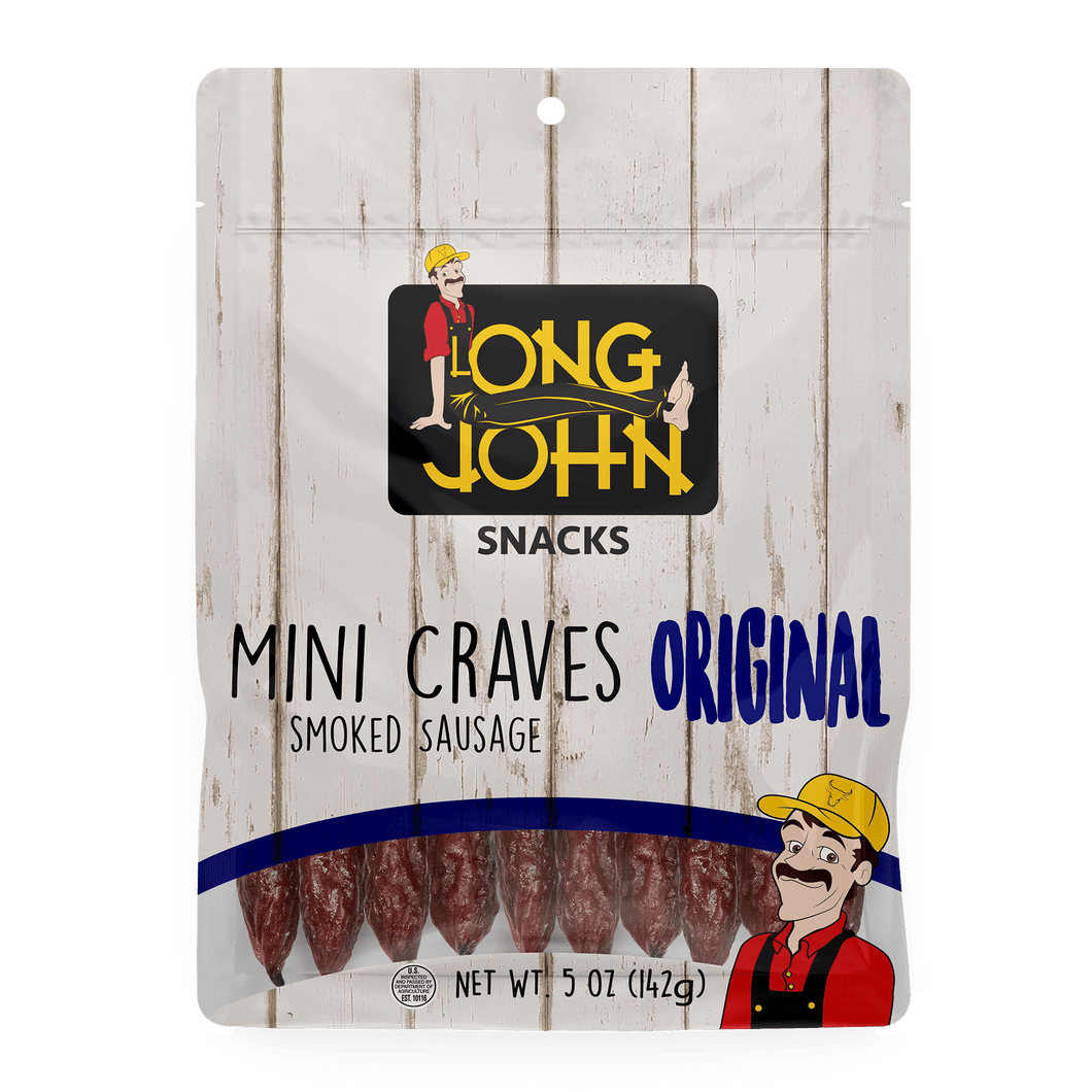 Long John Mini Craves Original front of package.